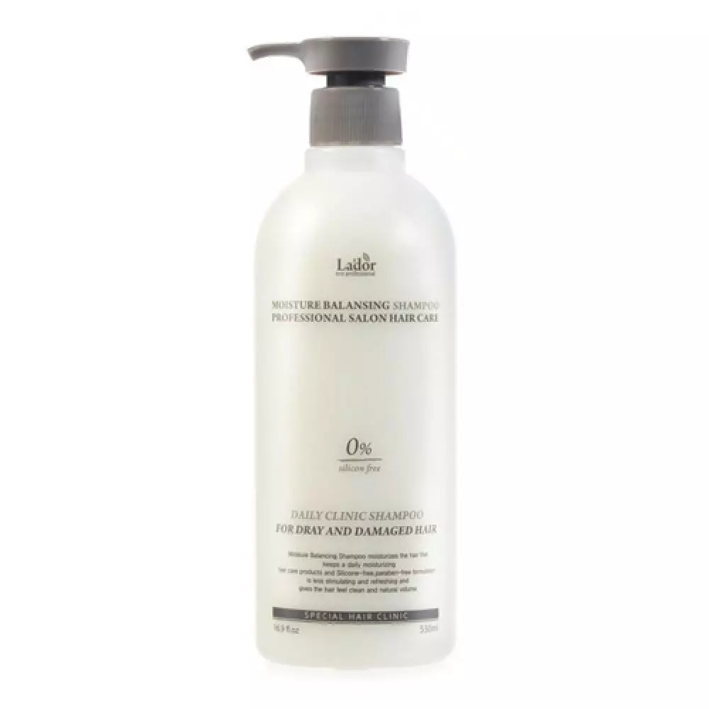 Увлажняющий безсиликоновый шампунь lador moisture balancing shampoo
