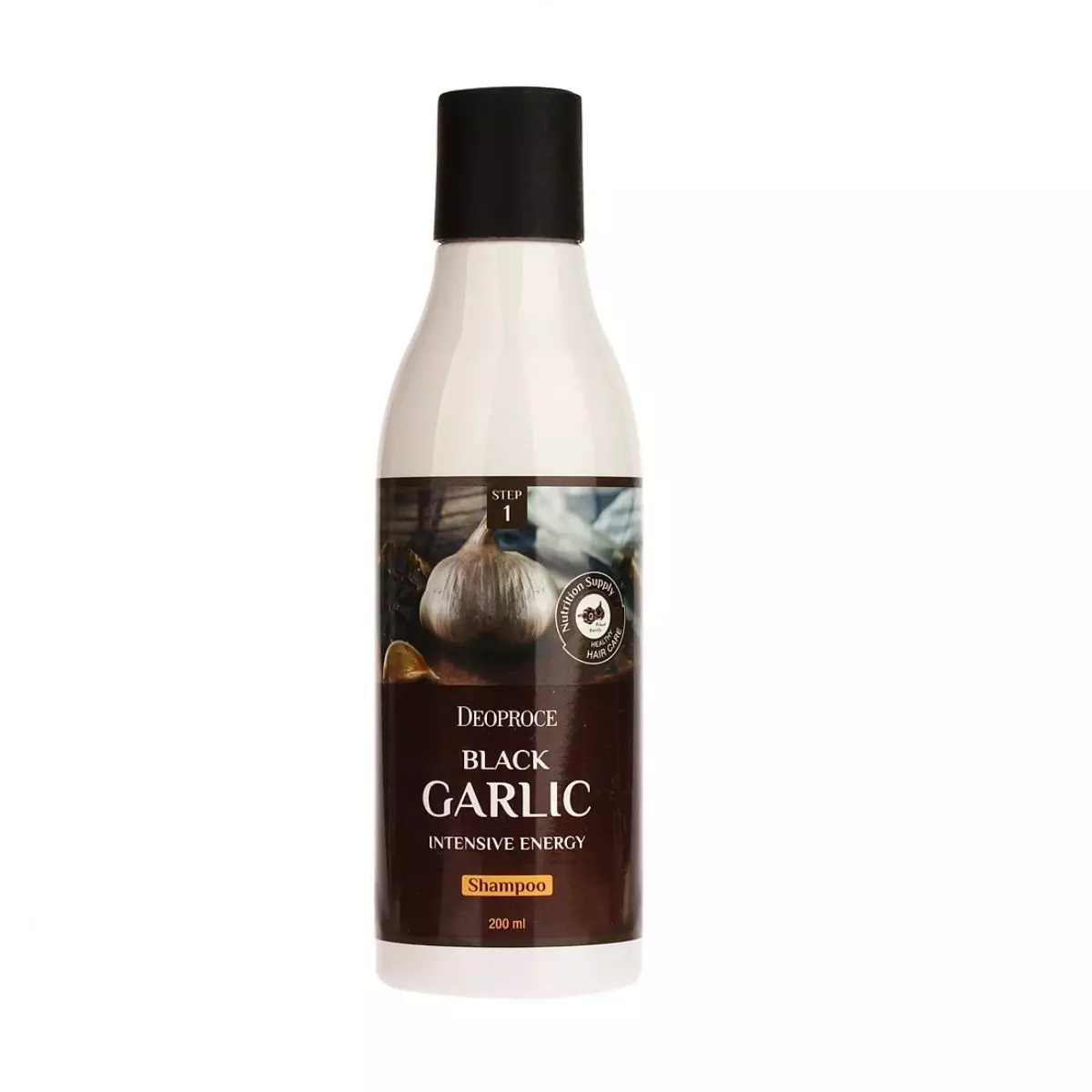 Шампунь против выпадения волос с экстрактом чёрного чеснока Deoproce Black Garlic Intensive Energy Shampoo